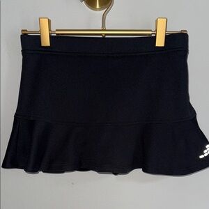bcg Girls M 8-10 Black Ruffle Hem Skort